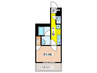 間取図 ジェノヴィア桜上水II