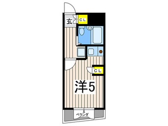 間取図 ビッグヴァン横濱野毛(302)