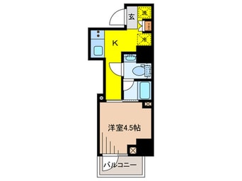 間取図 プレール・ドゥーク戸越銀座通り