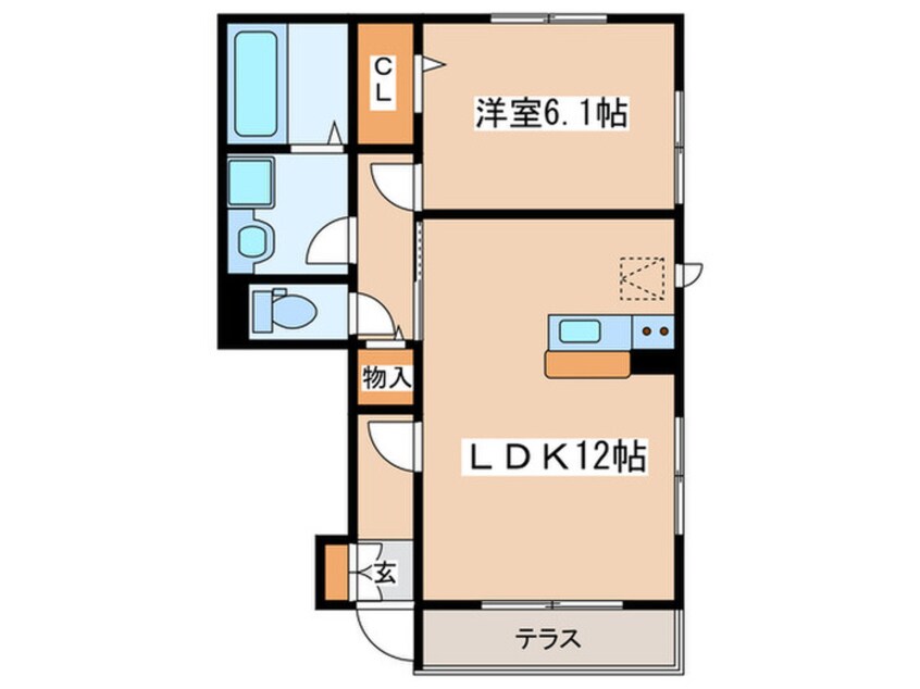 間取図 プレミアムコートB