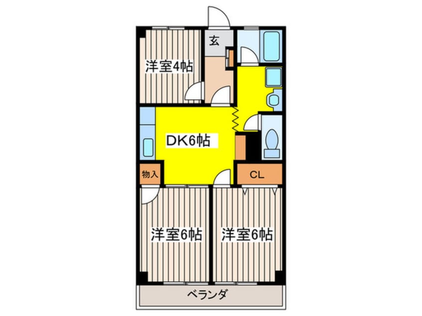 間取図 グリーンマンション
