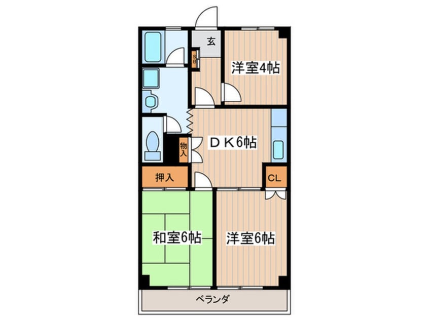 間取図 グリーンマンション