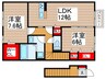 サンモール　A棟 2LDKの間取り