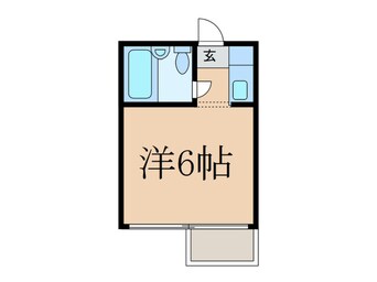 間取図 松宮ハイツ二子