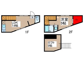 間取図 ＭＥＬＤＩＡ一ノ割