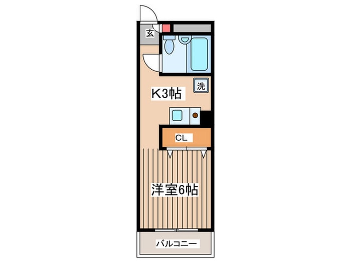 間取り図 昭島コ－トエレガンスＥ棟