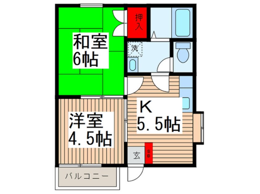 間取図 エクセル富士見