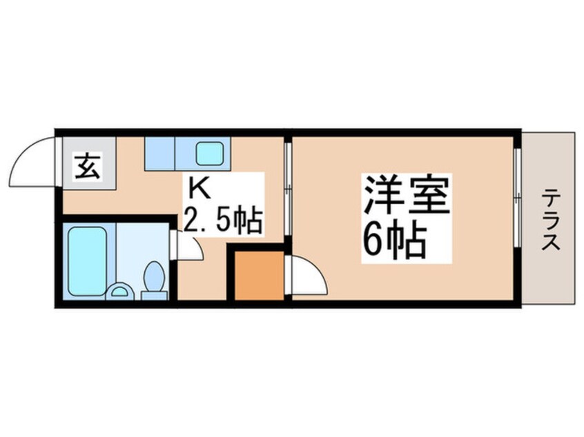 間取図 プリメ－ラ