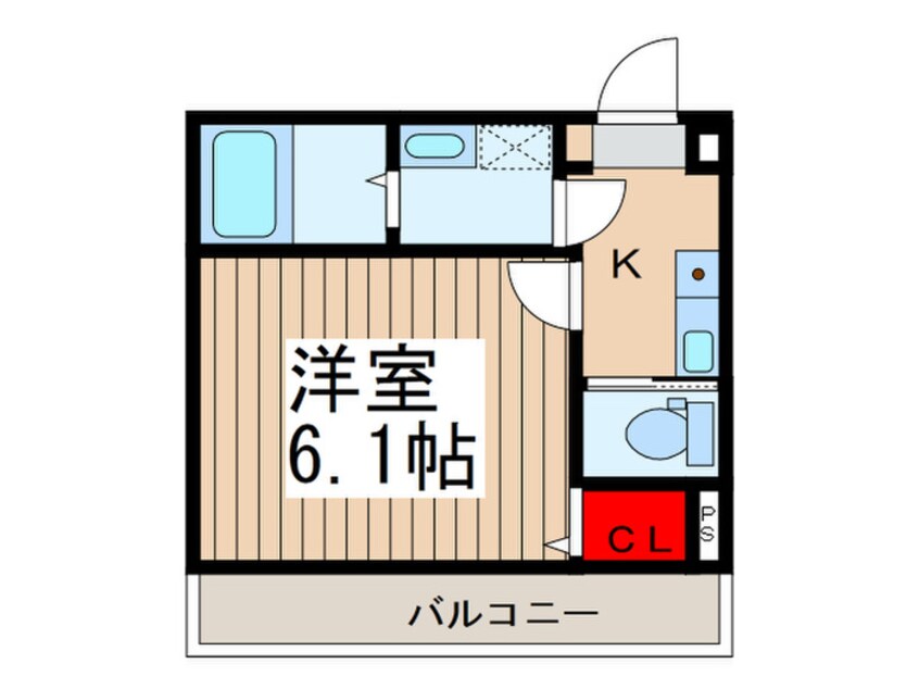 間取図 MELDIA谷塚