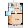 マンションかねき 1DKの間取り