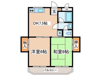 間取図 ビップロイヤル