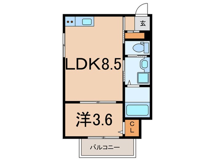 間取り図 仮）岸谷３丁目新築工事