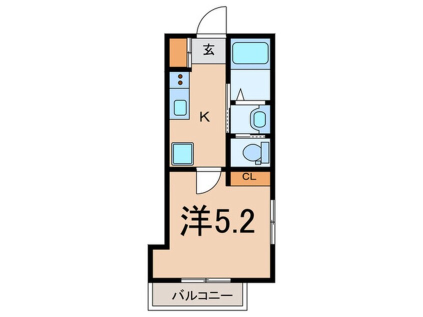 間取図 仮）岸谷３丁目新築工事