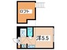 Studio Apartment 東池袋 1Rの間取り