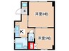 丸丘ハイツ 2Kの間取り
