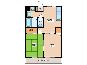 間取図 アイルイン平間