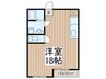 シャインプラザ 1Rの間取り