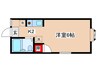 ドミールパーク 1Kの間取り