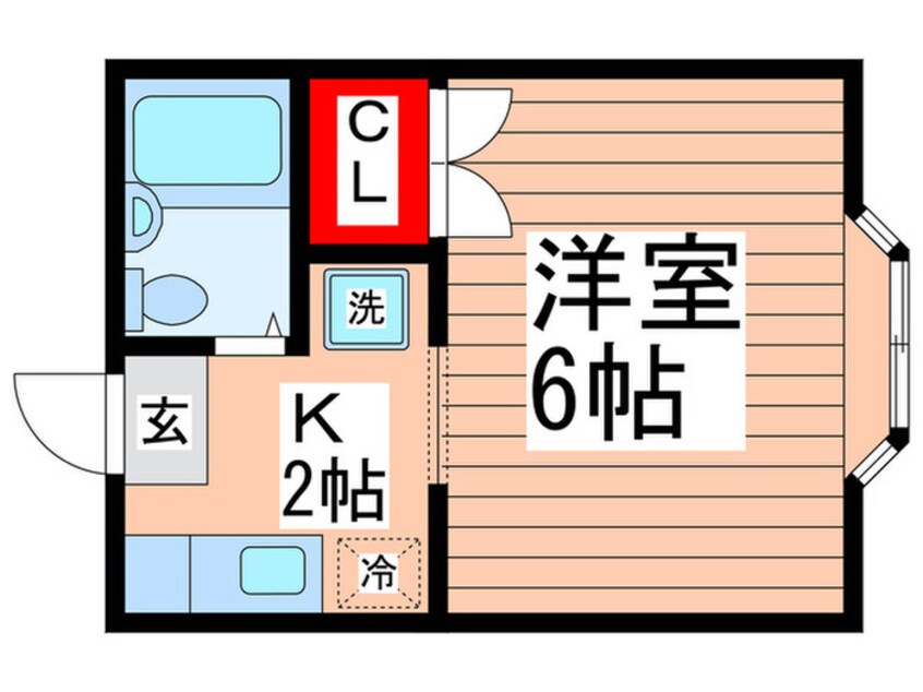 間取図 サニ－コ－ト中山Ⅰ