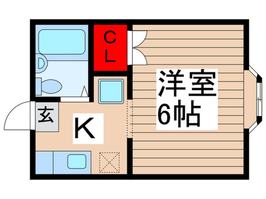 間取図 サニ－コ－ト中山Ⅰ