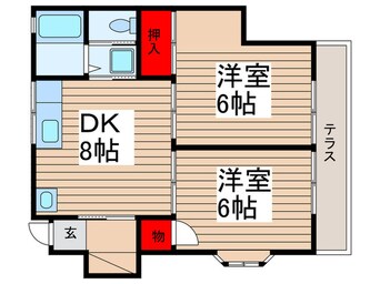 間取図 MOハイムB