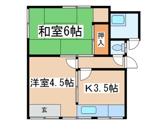 間取図 根倉アパート