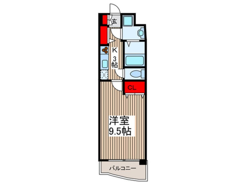 間取図 グレイスコ－ト