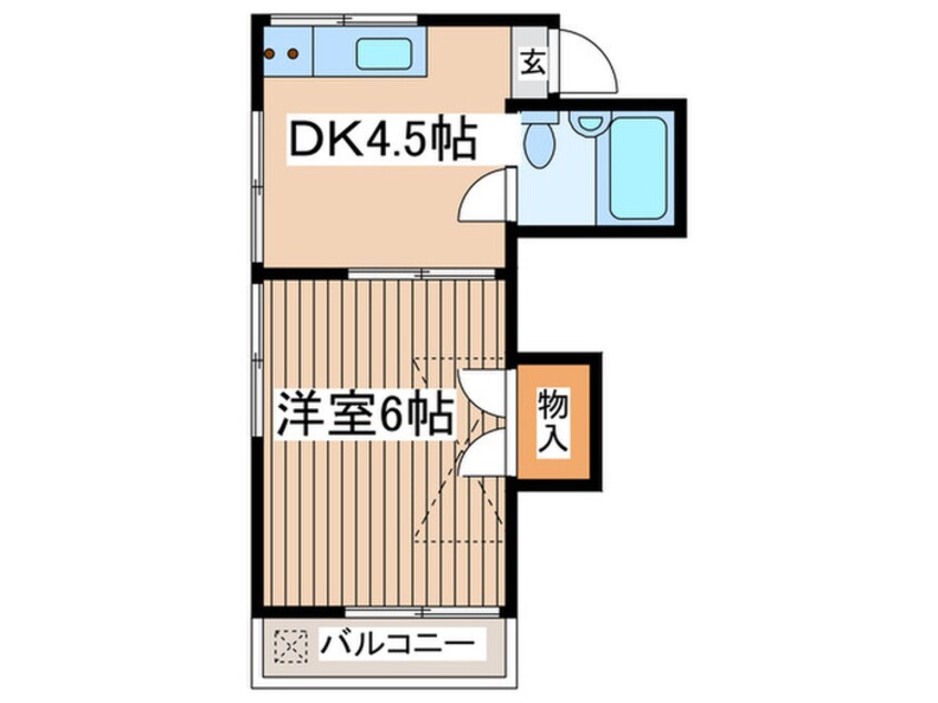 間取図 サンリバ－Ａ棟