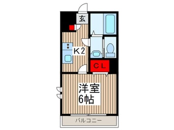 間取図 Will Noir 坂下町