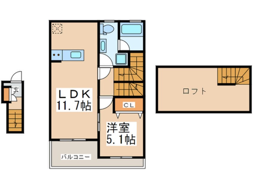 間取図 Ｓｕｎ　Ｂｒｉｃｋｓ