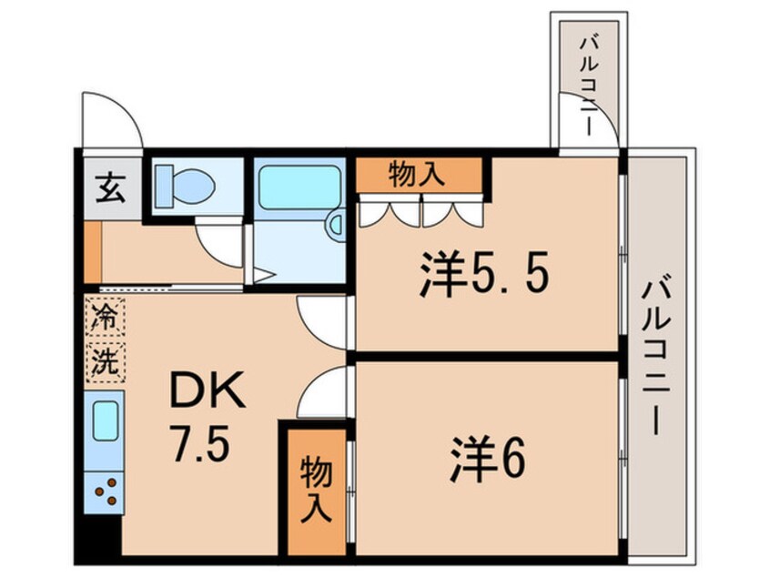 間取図 ＢＲＩＤＧＥ　Ⅰ