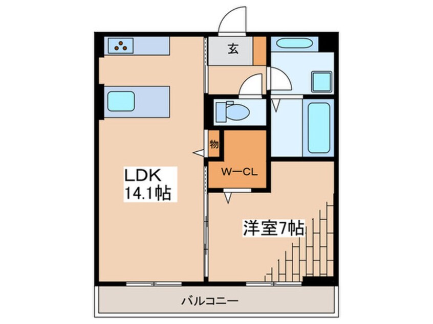 間取図 グラン・クレール