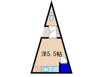 間取図 練馬三角ビル