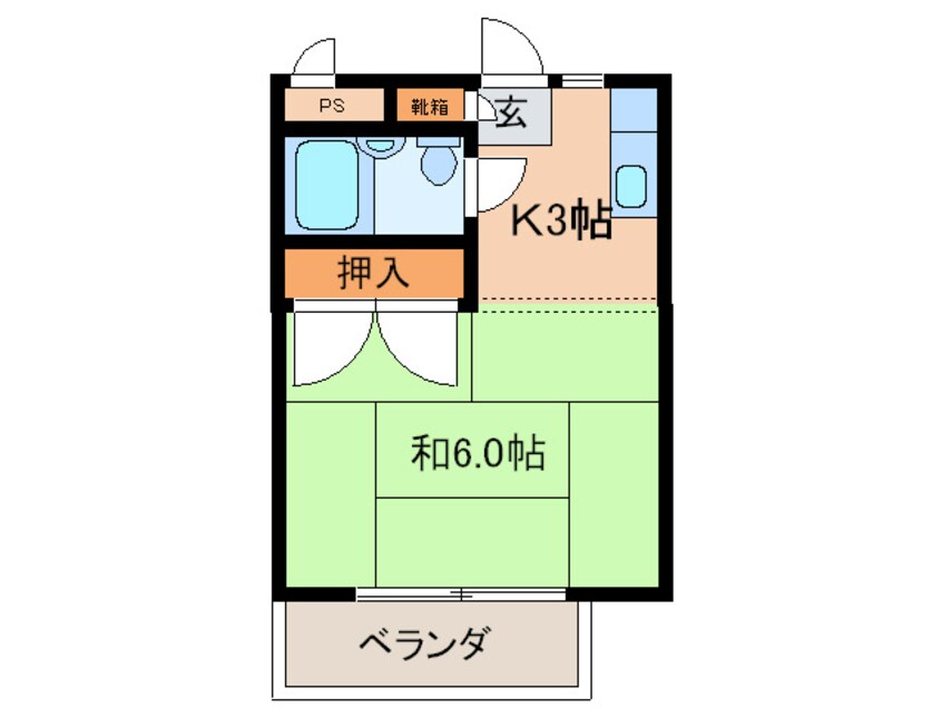 間取図 太陽荘