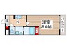 第二AMビル 1Kの間取り