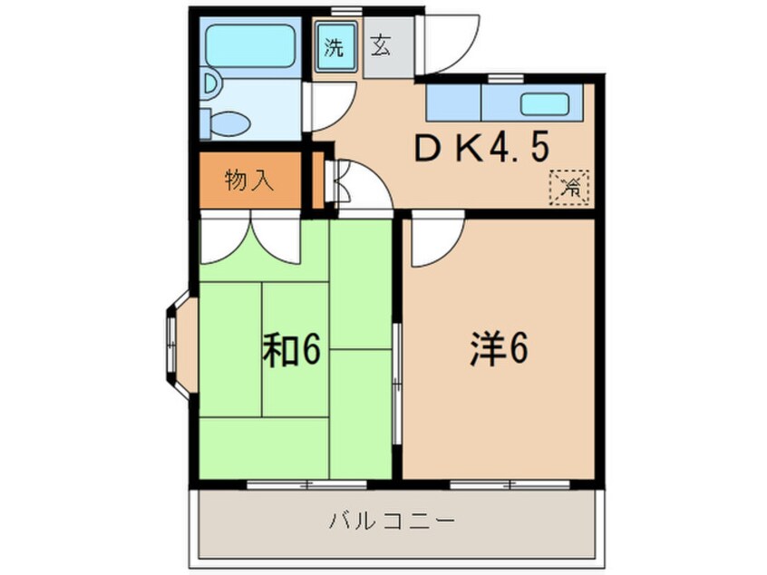 間取図 ハイム大木