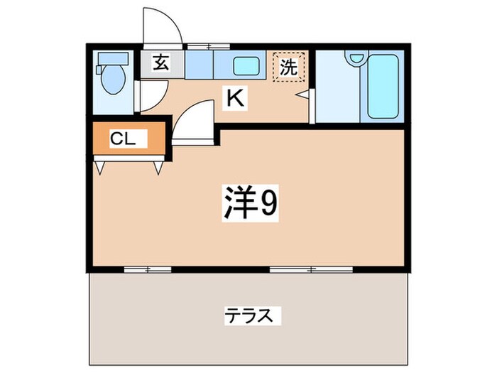 間取り図 ハイツ恵