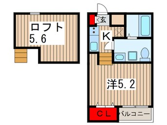 間取図 プランドール天台