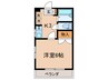 ブレーメンハイム 1Kの間取り