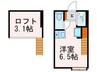 Nextage押上 1Rの間取り