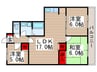 ベルドゥムール鎌ケ谷 3LDKの間取り