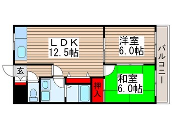 間取図 ベルドゥムール鎌ケ谷