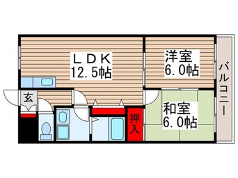 間取図 ベルドゥムール鎌ケ谷