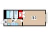 穴川ハイリビング弐番館 1Kの間取り