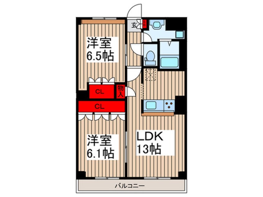 間取図 ウエストヒルズ