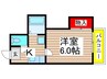 サニークレスト 1Kの間取り