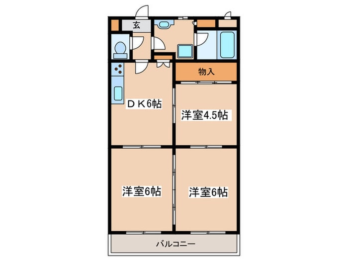 間取り図 グローリーパレスＡ