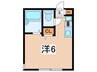 ランドヒルズ旭ケ丘 1Rの間取り