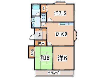 間取図 メゾンスズキ A