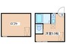 第２フタバハイツ 1Rの間取り